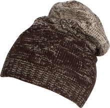 Load image into Gallery viewer, Nils Slouchy Beanie Hat Warm and Cozy Heather and Patterned
