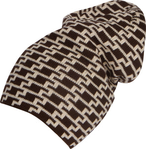 Nils Slouchy Beanie Hat Warm and Cozy Heather and Patterned