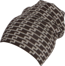Load image into Gallery viewer, Nils Slouchy Beanie Hat Warm and Cozy Heather and Patterned
