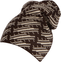 Load image into Gallery viewer, Nils Slouchy Beanie Hat Warm and Cozy Heather and Patterned

