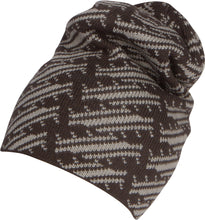 Load image into Gallery viewer, Nils Slouchy Beanie Hat Warm and Cozy Heather and Patterned
