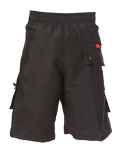 Load image into Gallery viewer, Men&#39;s Contrast Striped Solid Color Swim Trunks for Surfing and Skating
