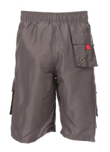 Load image into Gallery viewer, Men&#39;s Contrast Striped Solid Color Swim Trunks for Surfing and Skating

