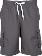 Load image into Gallery viewer, Men&#39;s Contrast Striped Solid Color Swim Trunks for Surfing and Skating
