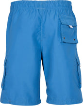 Load image into Gallery viewer, Men&#39;s Contrast Striped Solid Color Swim Trunks for Surfing and Skating
