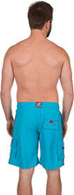 Load image into Gallery viewer, Men&#39;s Contrast Striped Solid Color Swim Trunks for Surfing and Skating
