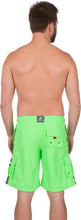 Load image into Gallery viewer, Men&#39;s Contrast Striped Solid Color Swim Trunks for Surfing and Skating
