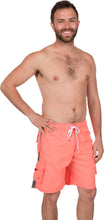 Load image into Gallery viewer, Men&#39;s Contrast Striped Solid Color Swim Trunks for Surfing and Skating
