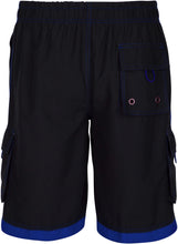 Load image into Gallery viewer, Mens Contrast Stripes Skate Surf Board Short / Swim Trunks

