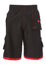 Load image into Gallery viewer, Mens Contrast Stripes Skate Surf Board Short / Swim Trunks
