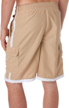 Load image into Gallery viewer, Mens Contrast Stripes Skate Surf Board Short / Swim Trunks
