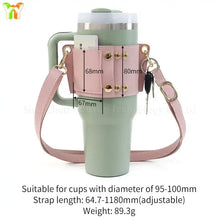 Cargar imagen en el visor de la galería, Leather Coffee Cup Carrier Cover
