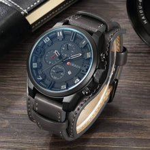 Charger l&#39;image dans la galerie, Male Leather Wristwatch
