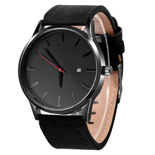 Load image into Gallery viewer, Leather Quartz Watch - Vegan leather - Imported
