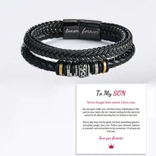 Load image into Gallery viewer, Braided Leather Bracelets for Men - Vegan leather - Imported
