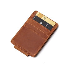 Load image into Gallery viewer, The Walden | Handmade Leather Front Pocket Wallet with Money Clip
