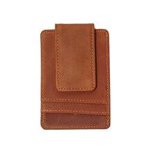 Load image into Gallery viewer, The Walden | Handmade Leather Front Pocket Wallet with Money Clip
