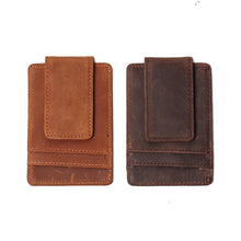 Load image into Gallery viewer, The Walden | Handmade Leather Front Pocket Wallet with Money Clip
