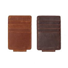 Load image into Gallery viewer, The Walden | Handmade Leather Front Pocket Wallet with Money Clip
