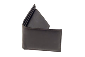 Leather Bifold Wallet Flip up Removable Id Case - Comes in a Gift Bag