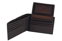 Load image into Gallery viewer, Leather Bifold Wallet Flip up Removable Id Case - Comes in a Gift Bag
