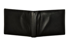 Load image into Gallery viewer, S Bi-Fold Leather Wallet with 9 Credit Card Slots with Flip Up ID &amp; Credit Card Flap
