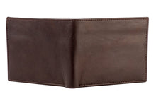 Load image into Gallery viewer, S Bi-Fold Leather Wallet with 9 Credit Card Slots with Flip Up ID &amp; Credit Card Flap
