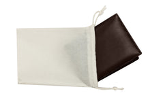 Load image into Gallery viewer, S Bi-Fold Leather Wallet with 9 Credit Card Slots with Flip Up ID &amp; Credit Card Flap

