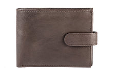 Charger l&#39;image dans la galerie, Bifold Press Stud Mens Leather Wallet With Gift Bag
