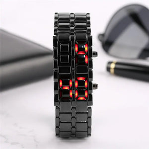 Reloj impermeable LED de lava