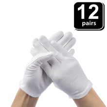 Charger l&#39;image dans la galerie, Gants blancs Gants en coton doux
