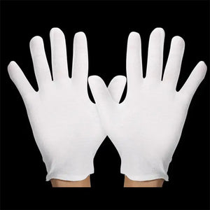 White Gloves Soft Cotton Gloves