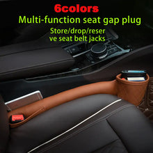 Load image into Gallery viewer, Leather Car Seat Gap Filler - Vegan leather - Imported
