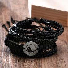 Cargar imagen en el visor de la galería, Braided Wrap Leather Bracelets
