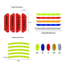 Cargar imagen en el visor de la galería, Accesorios para automóviles con cinta reflectante de advertencia trasera automática
