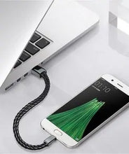 Cargar imagen en el visor de la galería, USB Leather Charging Braided Bracelets
