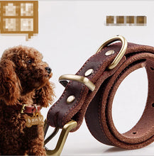 Charger l&#39;image dans la galerie, Leather Dog Collar
