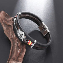 Load image into Gallery viewer, Classic Hand Woven Multi-Layered Leather Bracelet - Vegan leather - Imported
