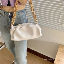 Load image into Gallery viewer, Soft Leather Women&#39;s Cloud Bag
