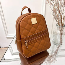 Load image into Gallery viewer, Mini Backpack for Women PU Leather Multifunction Crossbody Bag - Vegan leather - Imported
