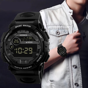 Reloj LED digital para hombre