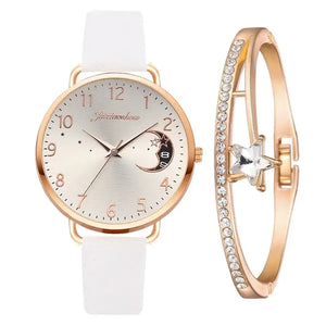 Ensemble bracelet et montre lune