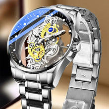 Charger l&#39;image dans la galerie, Montre squelette vintage pour hommes
