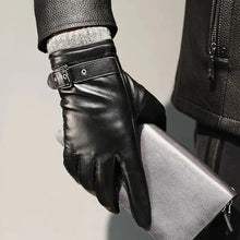 Load image into Gallery viewer, Men&#39;s Winter Leather Gloves
