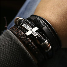 Charger l&#39;image dans la galerie, Leather Bracelets Men Bangles
