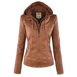 Veste gothique en simili cuir