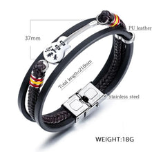 Load image into Gallery viewer, Casual Braided Leather Bracelets - Vegan leather - Imported
