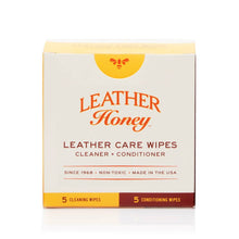 Cargar imagen en el visor de la galería, Leather Care Wipes (10 Pack) by Leather Honey - Trusted leather cleaner and conditioner, individually packaged, ideal for on-the-go use.
