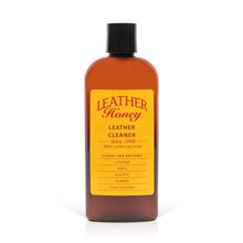 Cargar imagen en el visor de la galería, Leather Cleaner - Gentle non-toxic formula for leather seats, jackets, furniture, vinyl, plastic, and rubber cleaning by Leather Honey.
