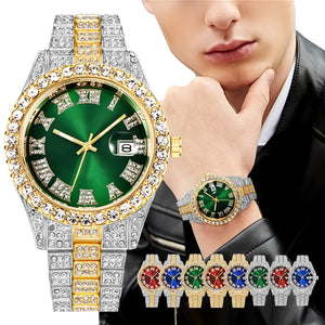 Reloj de pulsera romano de diamantes